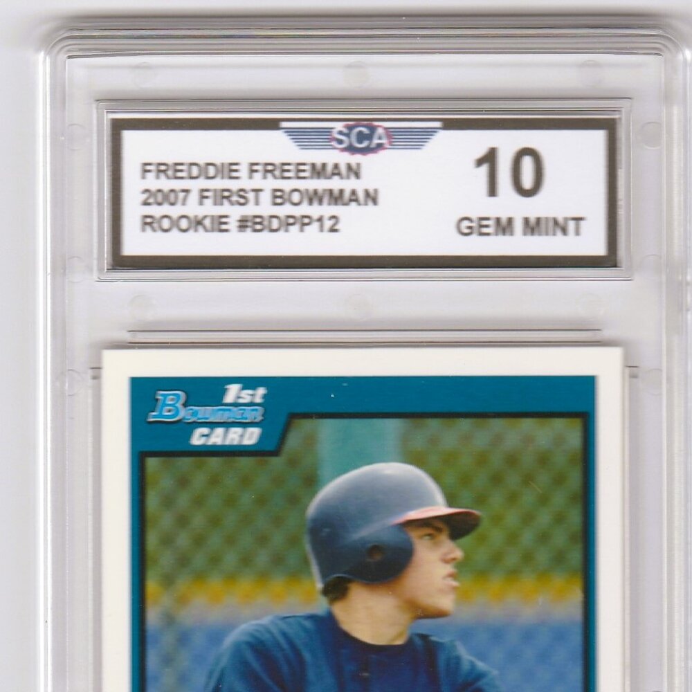 FREDDIE FREEMAN 2007 FIRST BOWMAN ROOKIE CARD LOS ANGELES DODGERS